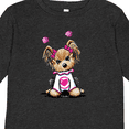 thumbnail image 4 of Inktastic Love Bug Yorkie Boys or Girls Long Sleeve Toddler T-Shirt, 4 of 5