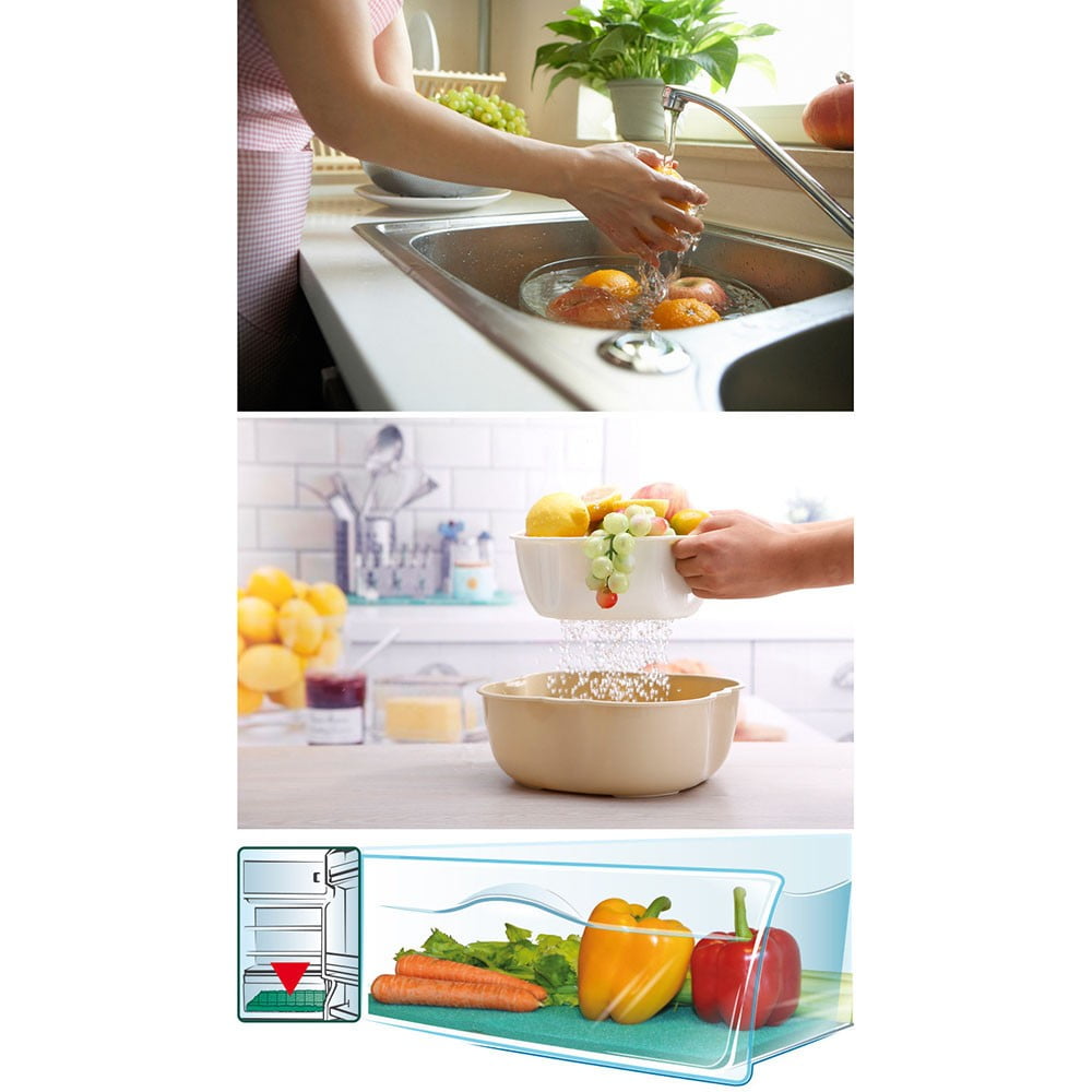 yaaqii 1/5/10Pcs Filter Sponge For Refrigerator Proof Vegetable Fruit