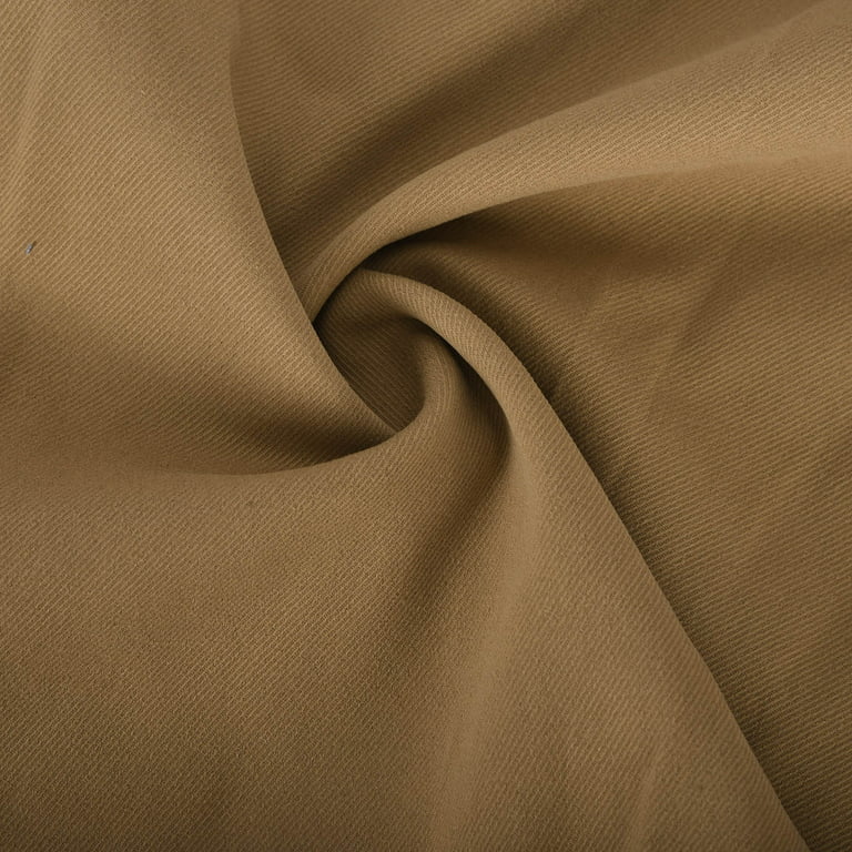 Tdoqot Chinos Pants Men- Drawstring Comftable Elastic Waist Slim Casual  Cotton Mens Pants Khaki 