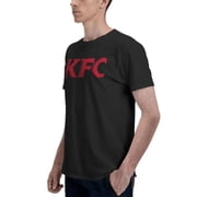 Kfc Logo MenS Basic Short Sleeve T-Shirt Vogue Black Small