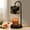 Pattern 1, variant on Candle Warmer Lamp with Timer Dimmer Distressed Wooden Plank Mixed Earth Tones Subtle Blue Candle Lamp Warmer for Jar Candle with 4 Bulbs Gifts for Women House Warming Gifts