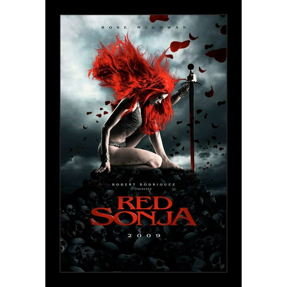 RED SONJA - 11x17 Framed Movie Poster