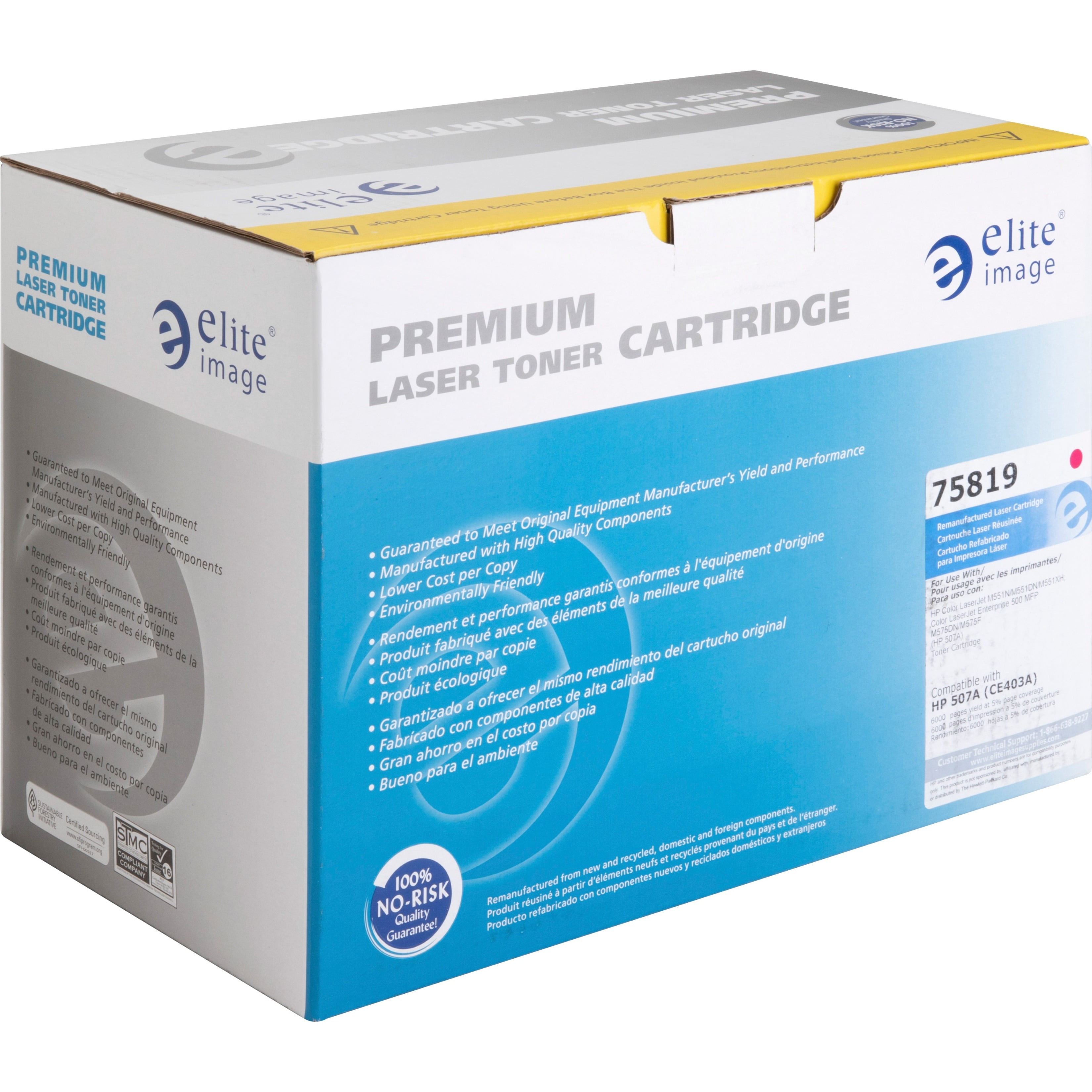 Remanufactured Elite Image, ELI75819 HP507A/507X Toner Cartridges, 1 Each