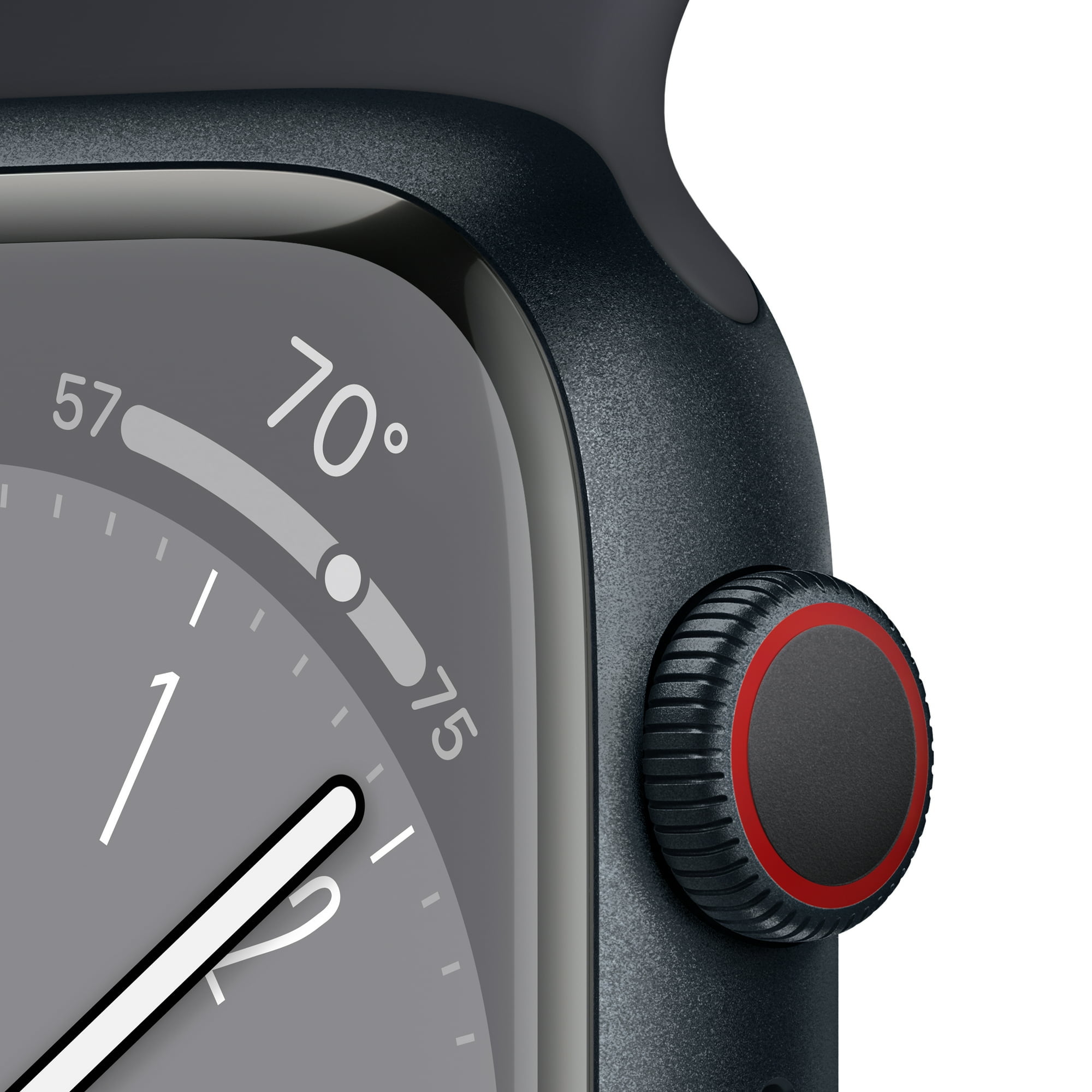 Restored Apple Watch Series 8 (GPS+ Cellular 41MM) Midnight Aluminum Case with Midnight Sport Band (Refurbished)