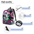 thumbnail image 3 of Goofa The Nightmare Before Christmas Pattern Durable Canvas Daypack - High-Quality Vintage Backpack, Compact & Versatile for Travel and Everyday Use-Medium, 3 of 5