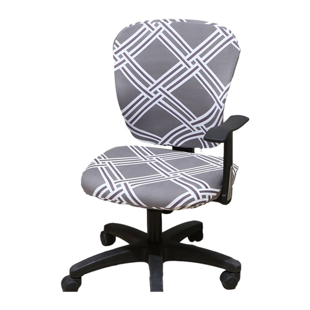 Housse Extensible pour Chaise d'Ordinateur, Housse de Chaise de Bureau, Siège de Chaise, Polyester à Haute Élasticité, Housse de Chaise d'Ordinateur, Filet