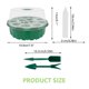 thumbnail image 4 of Juego de propagadores de jardín Mini Kit de propagación de plántulas de invernadero | 5 semillas redondas Leyfeng Juego de propagadores de jardín, 4 of 7