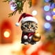thumbnail image 3 of Christmas Kitty Car Pendant Backpack Pendant Christmas Home Decoration, 3 of 3
