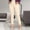 *Beige, variant on ClodeEU Women's High Waisted Slim Fit Cropped Pants, Elastic Waist Tapered Trousers with Pockets, Casual Workwear Pants Beige,Women's Plus L