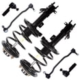 thumbnail image 5 of SCITOO 172241 172242 ES3438 K90352 K90353 Front Strut Spring Assembly Tie Rod End Stabilizer Bar Link Kit Fits 2004 2005 2006 2007 2008 for Nissan Maxima, 5 of 5