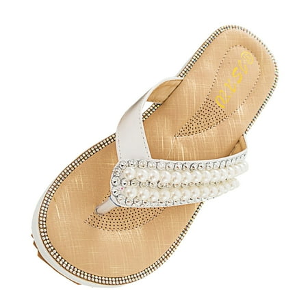 

Sandals Womens Slippers with Pinched Toe Herringbone for Large Size Shoes