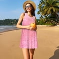 thumbnail image 3 of Disketp Sparkly Glitter para Vestido sin Mangas para Mujeres, Vestidos de Verano para Mujeres, Casual y Holgado para la Playa, 3 of 7