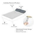 thumbnail image 6 of Lidoloka Luxury 100% Bamboo Bed Sheets Set Queen Size 4Pcs for Adult,16"Deep Pocket,Striped Champagne, 6 of 7