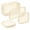 Beige, variant on 4 Pcs Mesh Makeup Bag Mesh Cosmetic Bag Travel Toiletry Pouch with Zipper Mini Makeup Cosmetic Purse for Daily Accessory(Small, Large, Medium,Beige)