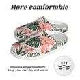 thumbnail image 6 of Haiem Lilies Flowers Print Women's Fuzzy Memory Foam House Slipper Cozy Home Footwear Non-slip Winter Slippers-42/43, 6 of 7