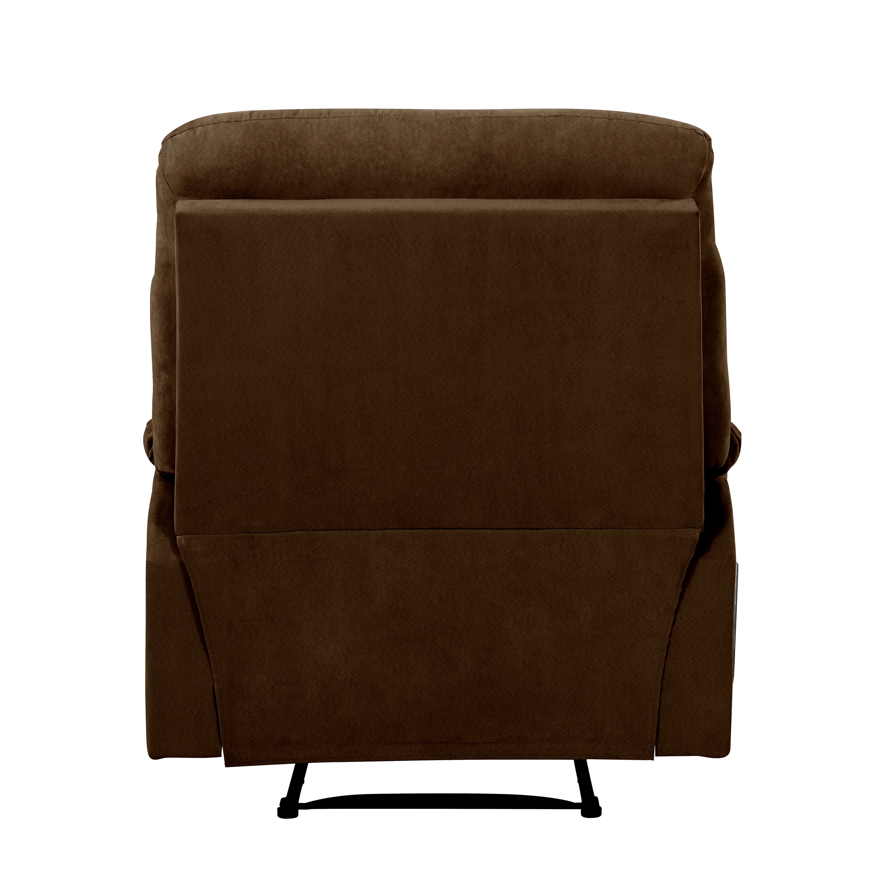 Homesvale Perie Wall Hugger Recliner Chair, Brown Microfiber