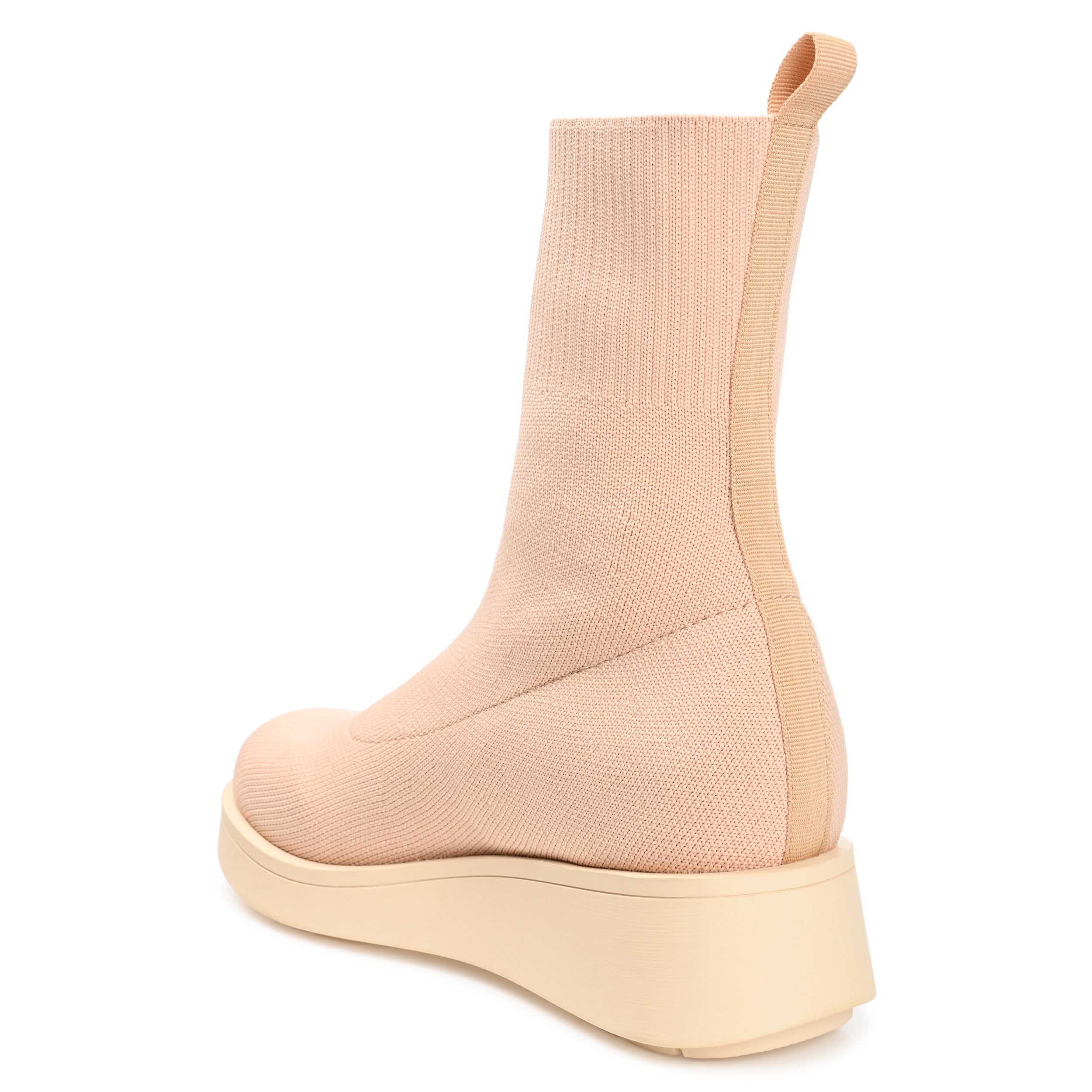 Journee Womens Ebby Pull On Platform Booties