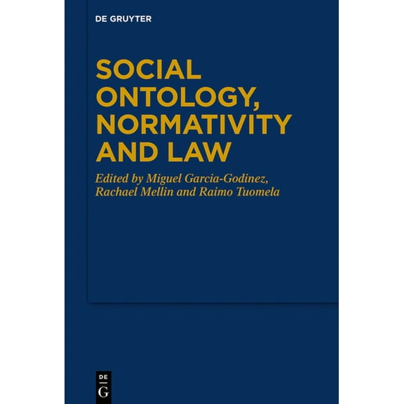 Social Ontology, Normativity and Law, (Hardcover)