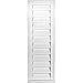 thumbnail image 3 of Ekena Millwork 12"W x 32"H Rectangle Urethane Gable Vent Louver, Non-Functional, 3 of 4