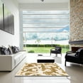 thumbnail image 7 of Ahgly Company Machine Washable Indoor Rectangle Abstract Moccasin Beige Area Rugs, 6' x 9', 7 of 7