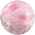 thumbnail image 3 of Voleibol EVZOM, talla 5, suave y ligero, de poliuretano rosa, 3 of 9