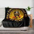 thumbnail image 3 of Cobra Kai "Strike First" Fleece Throw Blanket | 45 x 60 Inches, 3 of 7