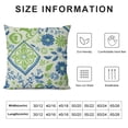 thumbnail image 6 of Heduofu Blue Decorative Throw Pillow Case Cushion Cover with Patterned Throw Pillow Cover Home Decor Throw Pillows Cover for Home Sofa Couch Bed Chair Set of 2 White, 6 of 6