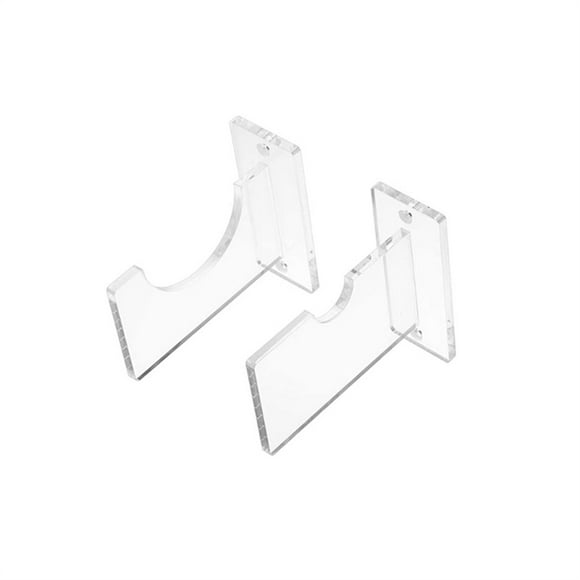 Toystoory 1 par de soporte acrílico para bate de béisbol, soporte ajustable para sable de luz, soporte de pared decorativo de estilo Simple para Béisbol Toystoory OD020385-00B