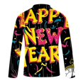 thumbnail image 4 of LEBONYARD Men's Essentials Long Sleeve Crew Tee,Mens Clothing Clearance under $10,Men's Printed Half Zipper Long Sleeved Lapel T-shirt Top Multicolor XL, 4 of 5