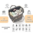 thumbnail image 2 of Mochila para pañales ROSEGIN para bebé, grande, impermeable, gris, 2 of 8