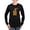 Black, variant on CafePress - Halloween Letter E Witch Monogram Women's Long Sle - Women's Long Sleeve Graphic Tee Casual Fit