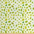 thumbnail image 1 of Leaves Fabric by the Yard, Autumn Themed Monotone Oak Leaves Botanical Nature Style, Decorative Upholstery Fabric for Sofas and Home Accents, Fern Green Apple Green by Ambesonne, 1 of 4
