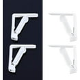 thumbnail image 3 of Plastic Tablecloth Clips White Set of 4 Adjustable Clips for Garden Picnic Party Kitchen (5.8 x 5.8 x 1.5cm), 3 of 5