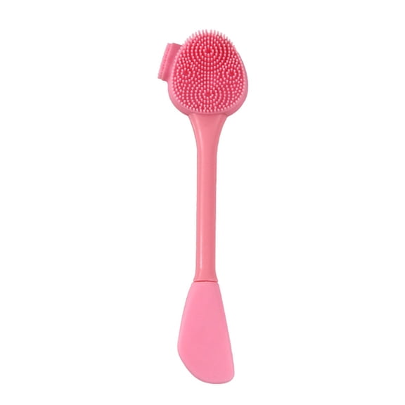 Silicone Face Scrubber, Silicone Facial Cleansing Brush and Face Mask Applicator, All-in-One Face Scrubber for Exfoliation, Pore Cleansing, Soft Manual Face Brush for All Skin Types