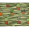 thumbnail image 5 of oneOone Tissu Polyester Lycra Vert Foncé Matériau de Robe Cactus Tissu Imprimé Tissu au Mètre 56 Pouces de Large, 5 of 5