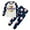 White, variant on gdxvjhbj Pjs for Boys Kids Boys Girls Toddler Solid Holiday Daily Pajamas Pyjamas Sleepwear Set Holiday 3T 4T (Black,3-4 Years)