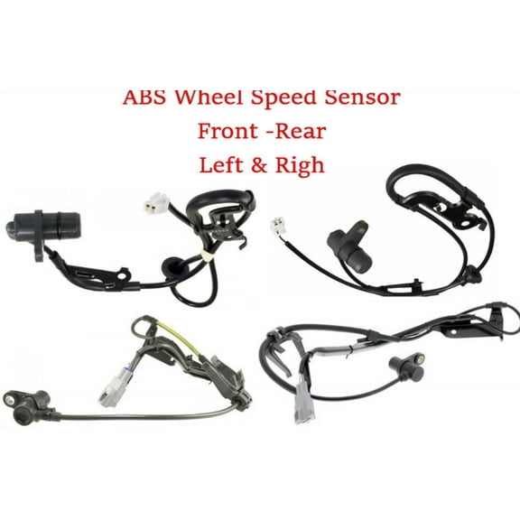 Set 4 ABS Wheel Speed Sensor Front-Rear Left/Right Fits:Lexus EX300 CAMRY AVALON