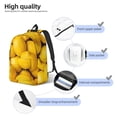 thumbnail image 3 of Easygdp Ripe Yellow Lemon Mochila de Lona Resistente para Laptop, Compatible con Laptops de 15 a 17 pulgadas, Ideal para Escuela, Trabajo y Viajes-Medium, 3 of 5