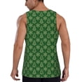 thumbnail image 3 of Easygdp Christmas (2) Men's Tank Top, Sleeveless Muscle T Shirts, Breathable, Quick-Dry, Loose for Gym, Running, Fitness - 4X-Large, 3 of 9