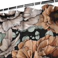 thumbnail image 4 of Boho Shower Curtain, Abstract Floral Watercolor Bathroom Decor 84x72 Inch Premium Polyester Fabric with 12 Hooks, 4 of 5
