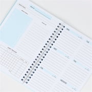Weekly Planner with Habit Tracker Undated 52 Weeks To Do List Notebook Teacher Academic Weekly Planner Notebook for Weekly Goals Work Planner, 5.8 x 8 - Black