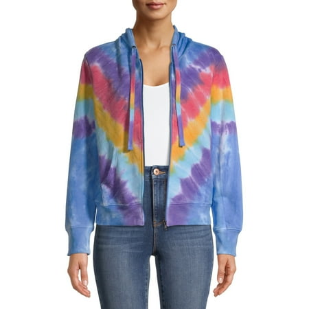No Boundaries Juniors' Tie Dye Jacket