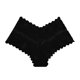 thumbnail image 1 of Braguitas sexy de encaje para mujer: braguitas elásticas de cintura media con encaje en contraste, nailon/spandex, lavado a mano, disponibles en tallas S-XL., 1 of 2