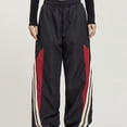 thumbnail image 3 of Pantalones deportivos de estilo americano retro hip-hop con rayas laterales y bloques de color para hombres y mujeres, pantalones anchos rectos y sueltos de primavera y otoño para la calle principal, 3 of 4
