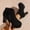 Black, variant on Women Fashion Autumn Winter Round Toe Side Zipper Platform Chunky Block High Heel Ankle Short Booties Solid Color Suede Footwear Brown 9.5(43)