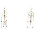 thumbnail image 4 of Advancent Crystal Suncatcher Colgante Rainbow Maker con marco de metal Decoración Wind Chime Adornos Ventana Interior Árbol de Navidad Tipo 1 2Conjunto, 4 of 6