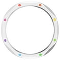 thumbnail image 2 of Película Vidrio Tempe Con Anillo Bisel Metal para Watch S4/S3 (arco Iris Plateado) Rojo, 2 of 7