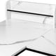 thumbnail image 5 of Escritorio Mueble L Esquinero Tipo Marmol Blanco Moderno Houzer, 5 of 7