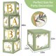 thumbnail image 3 of Cajas con globos RUBFAC para decoración de baby shower, color verde salvia, 4 unidades, 3 of 8