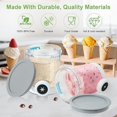thumbnail image 3 of 2 Pack Swirl CREAMi Pint and Lids Compatible with Ninja Swirl NC700 Series Ice Cream Machines, BPA Free and Dishwasher Safe, 3 of 6
